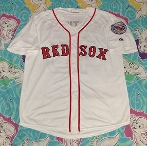 2016 Pedro Martinez Boston Red Sox Majestic Baseball Jersey Vintage MLB